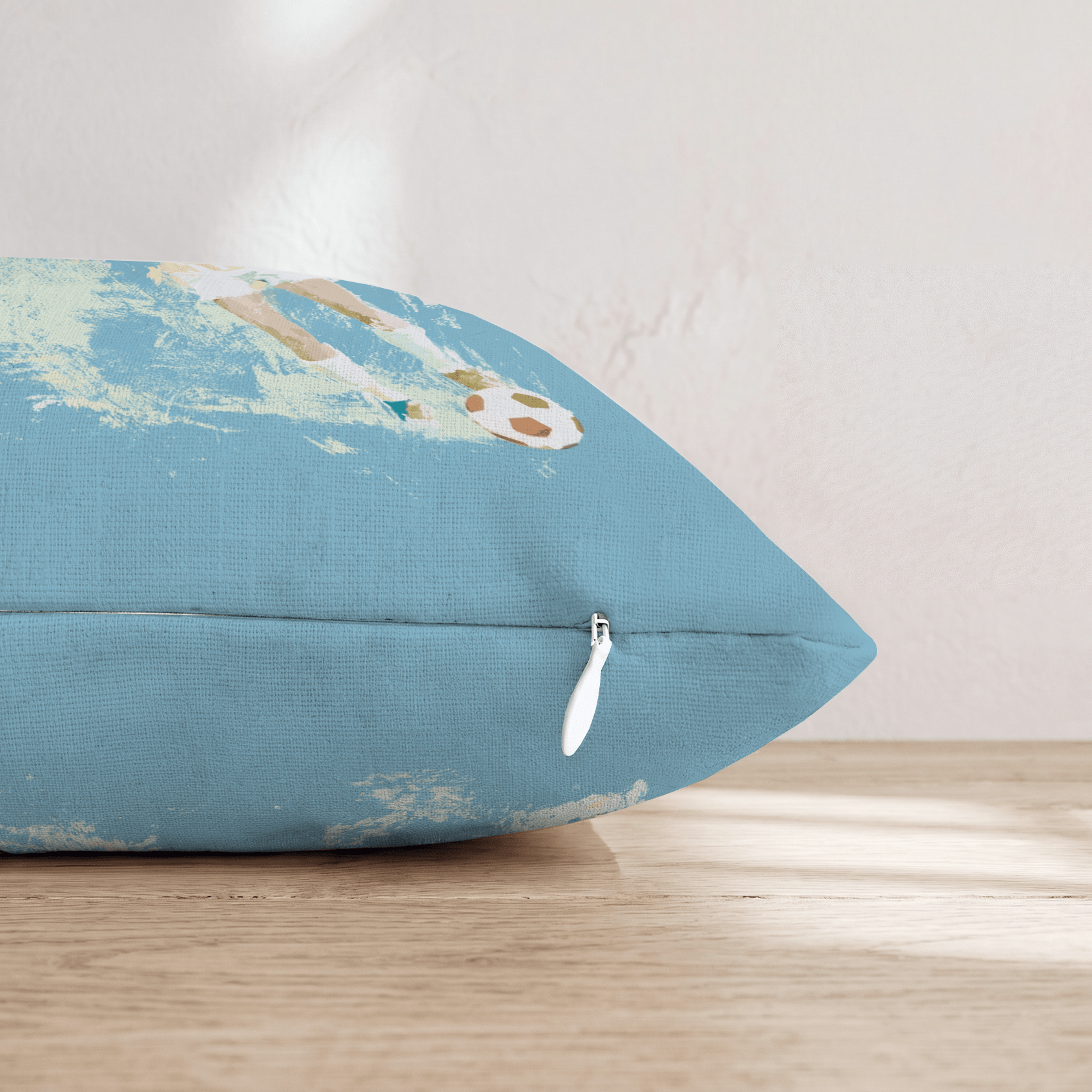 Soccer Girls Throw Pillow - Hillcroft Home