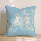 Soccer Girls Throw Pillow - Hillcroft Home