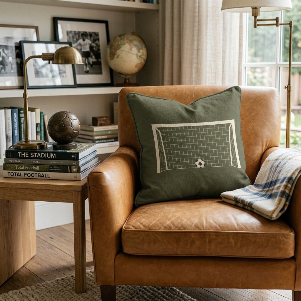 Soccer Goal Throw Pillow - Hillcroft Home