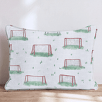 Soccer Goals Mini Throw Pillow - Hillcroft Home