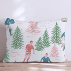 Soccer in the Pines Throw Pillow - Hillcroft Home