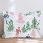 Soccer in the Pines Throw Pillow - Hillcroft Home