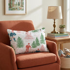 Soccer in the Pines Throw Pillow - Hillcroft Home