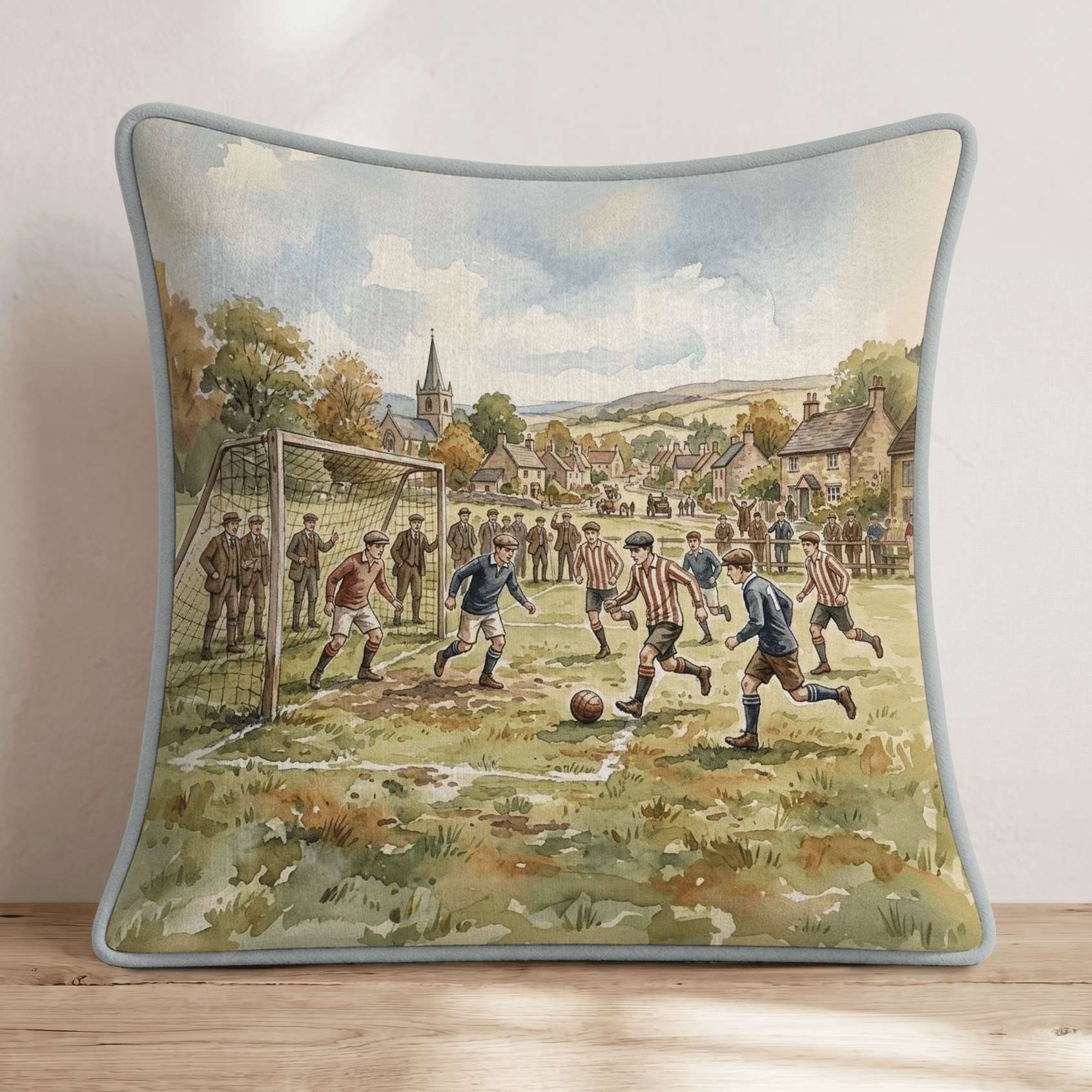 Soccer Match Day Throw Pillow - Hillcroft Home