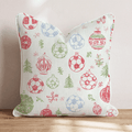 Soccer Ornament Stamp Throw Pillow - Hillcroft Home