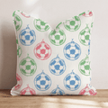 Soccer Ornament Trio Throw Pillow - Hillcroft Home