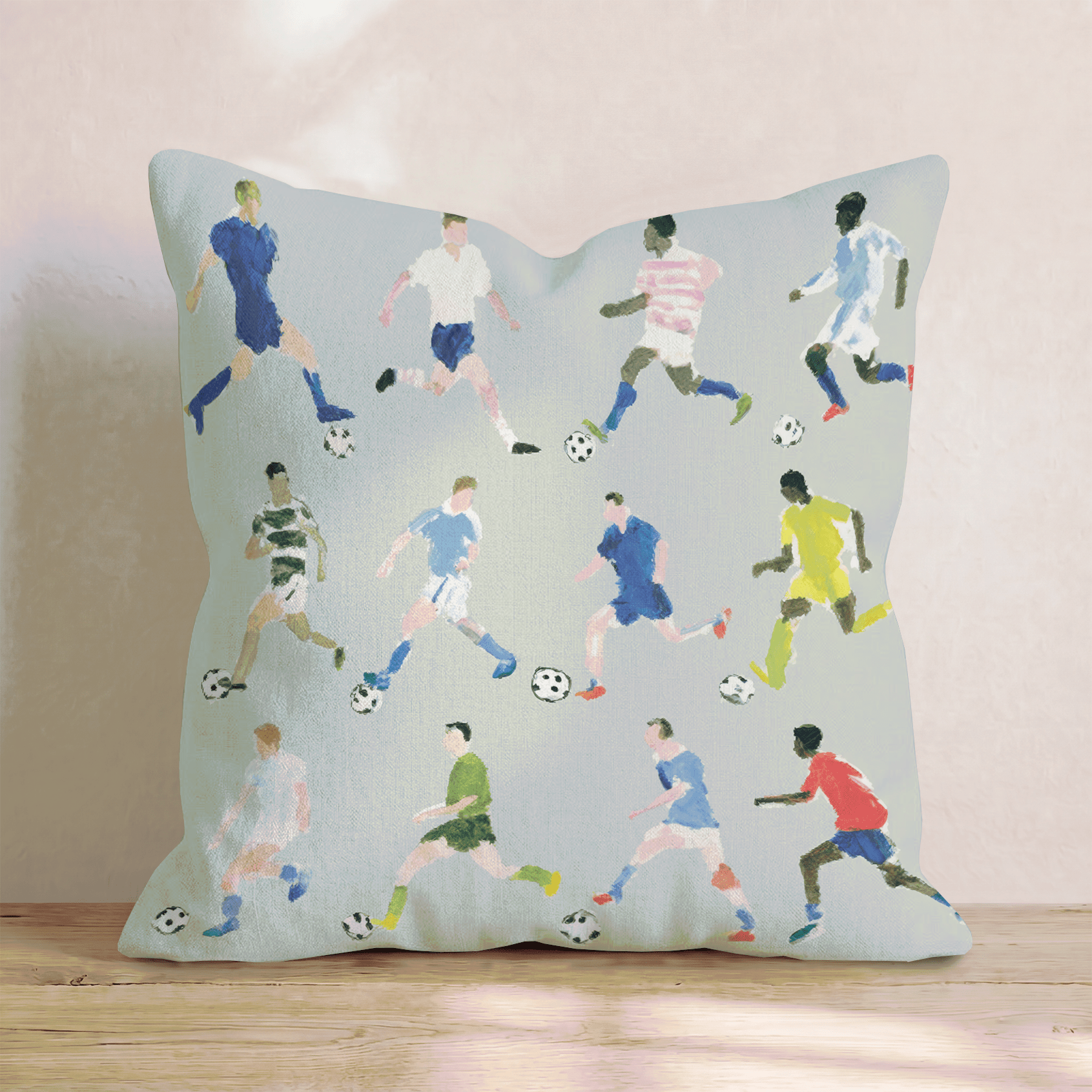 Soccer party RD Throw Pillow - Hillcroft Home