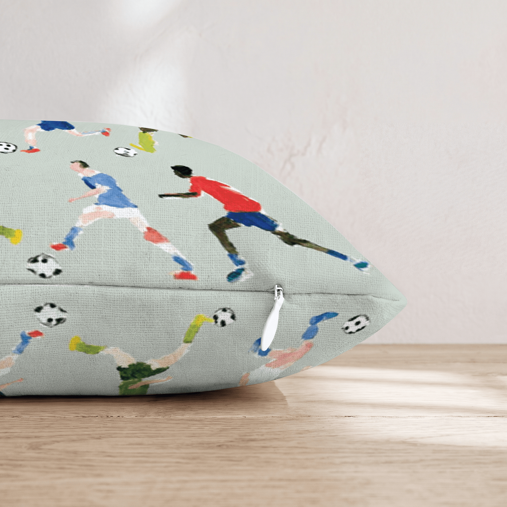 Soccer party RD Throw Pillow - Hillcroft Home