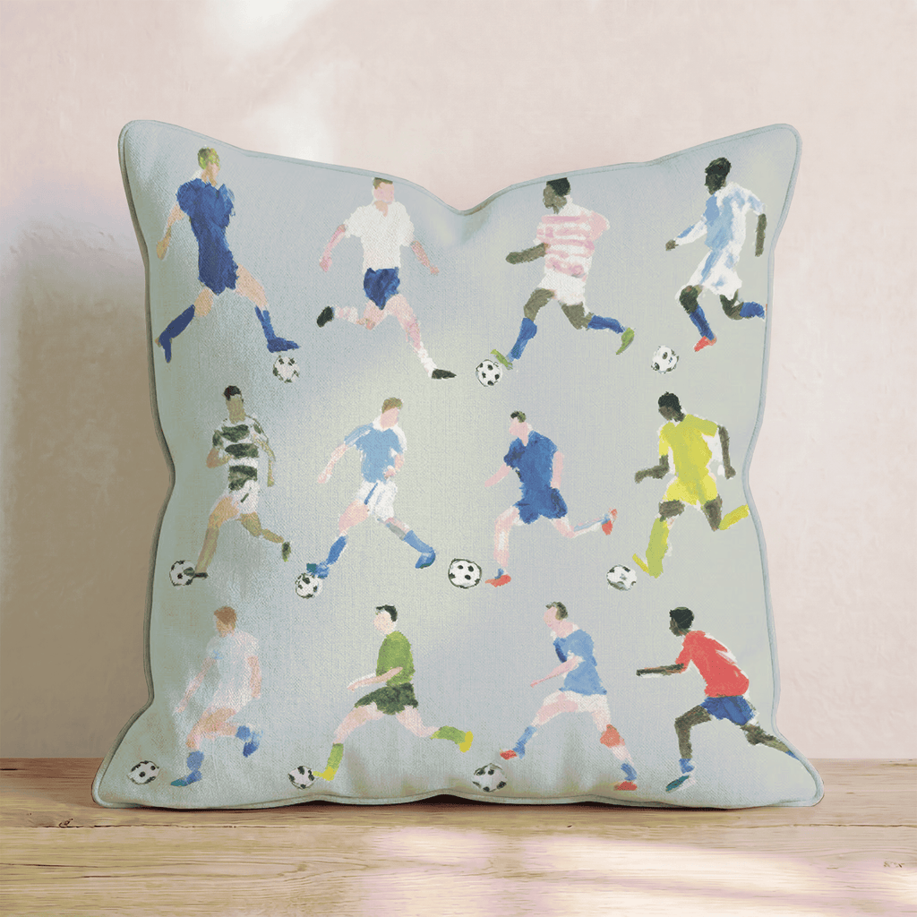 Soccer party RD Throw Pillow - Hillcroft Home