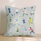 Soccer party RD Throw Pillow - Hillcroft Home