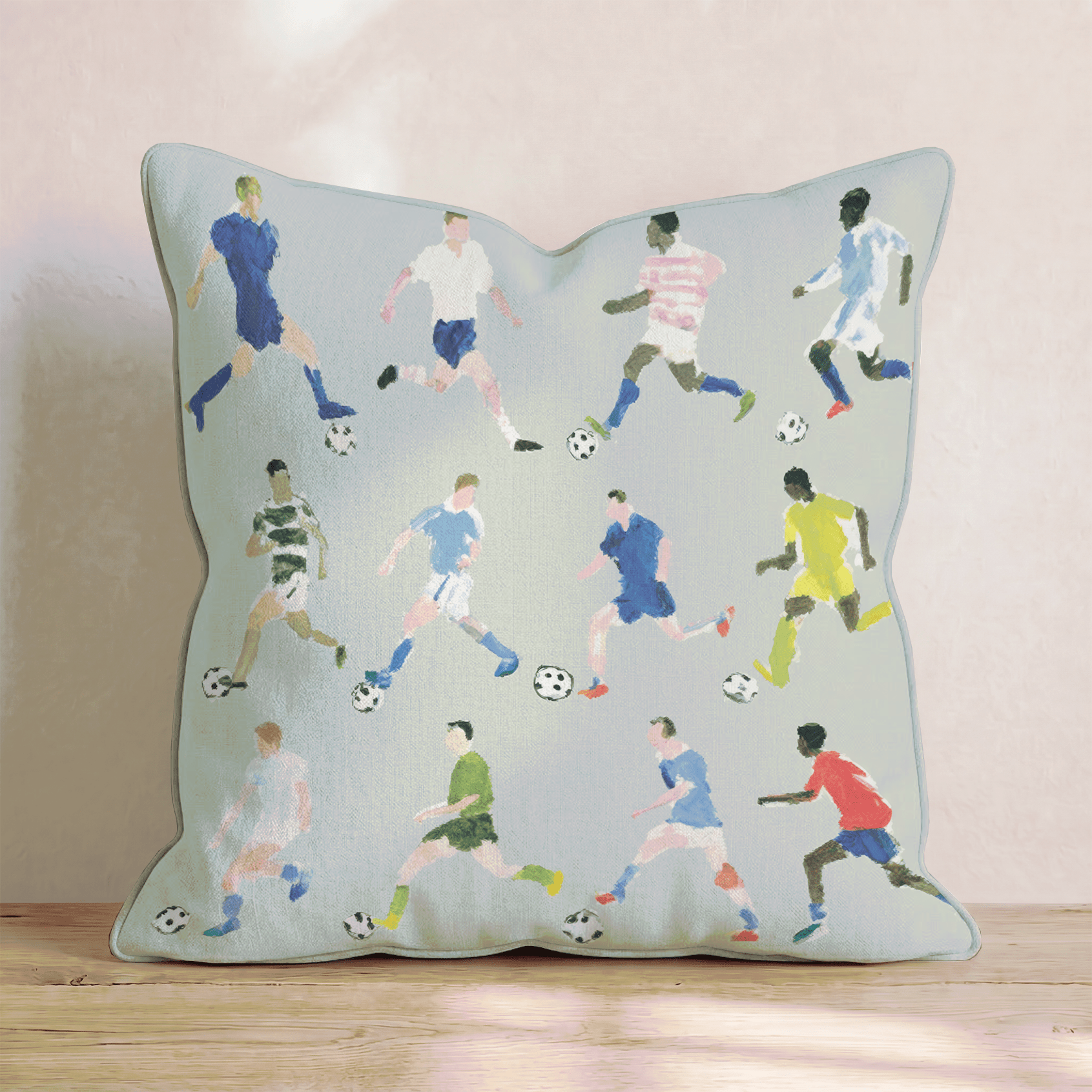 Soccer party RD Throw Pillow - Hillcroft Home
