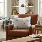 Soccer Pine Woods Throw Pillow - Hillcroft Home