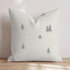 Soccer Pine Woods Throw Pillow - Hillcroft Home