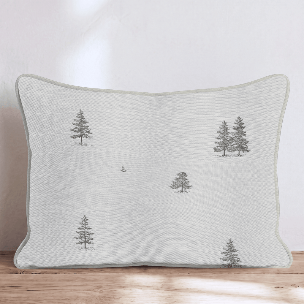 Soccer Pine Woods Throw Pillow - Hillcroft Home