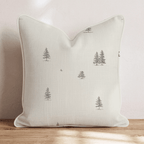 Soccer Pine Woods Throw Pillow - Hillcroft Home