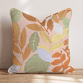 Soft Leaf Canvas Throw Pillow - Hillcroft Home