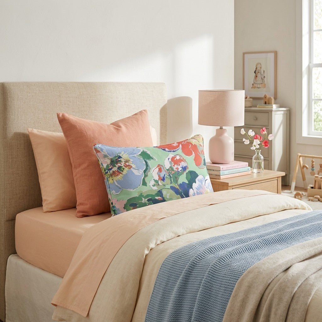 Soft Mornings Throw Pillow - Hillcroft Home