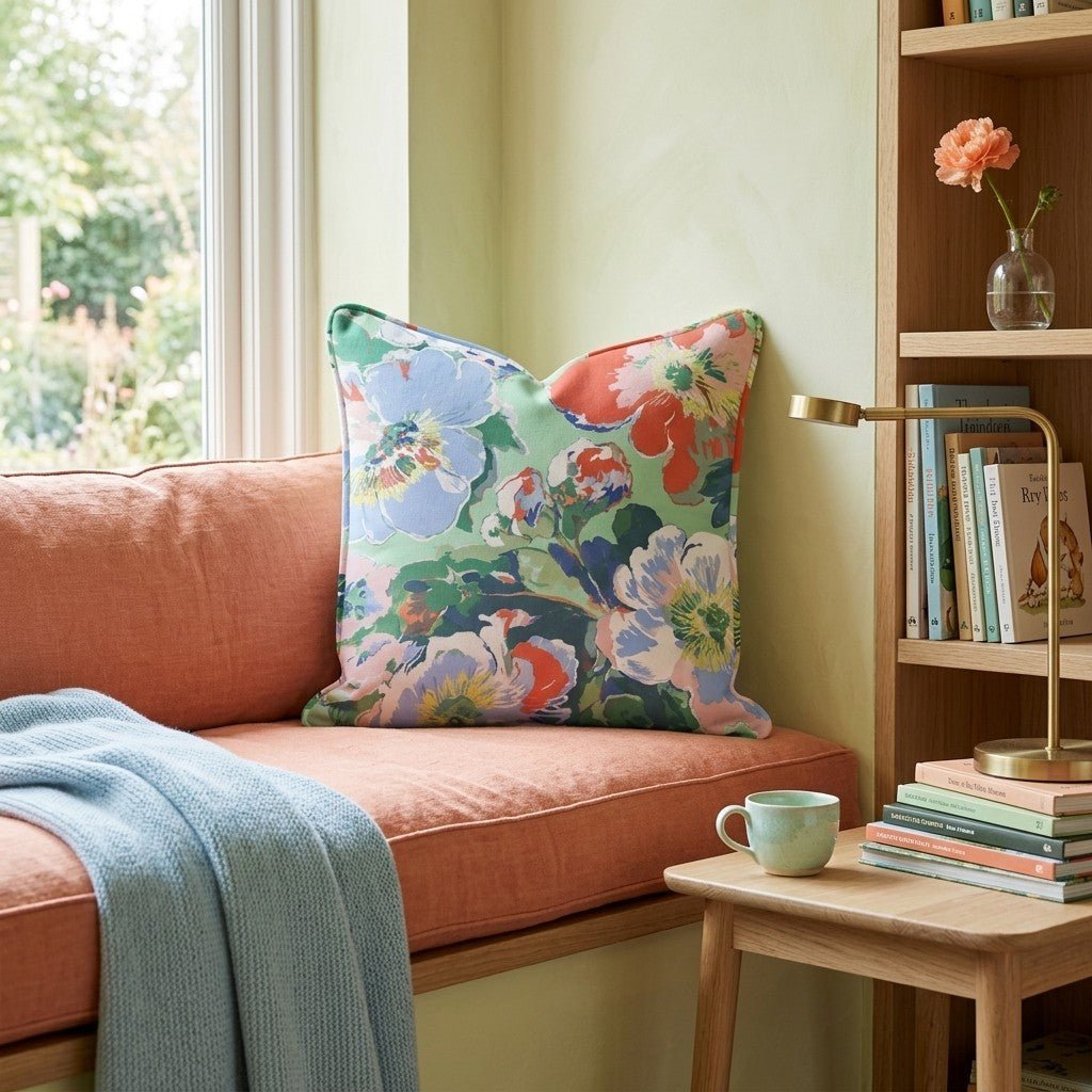 Soft Mornings Throw Pillow - Hillcroft Home