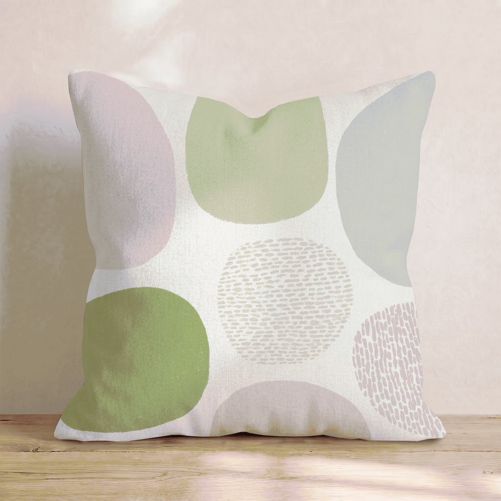 Soft Pebble Scatter Throw Pillow - Hillcroft Home