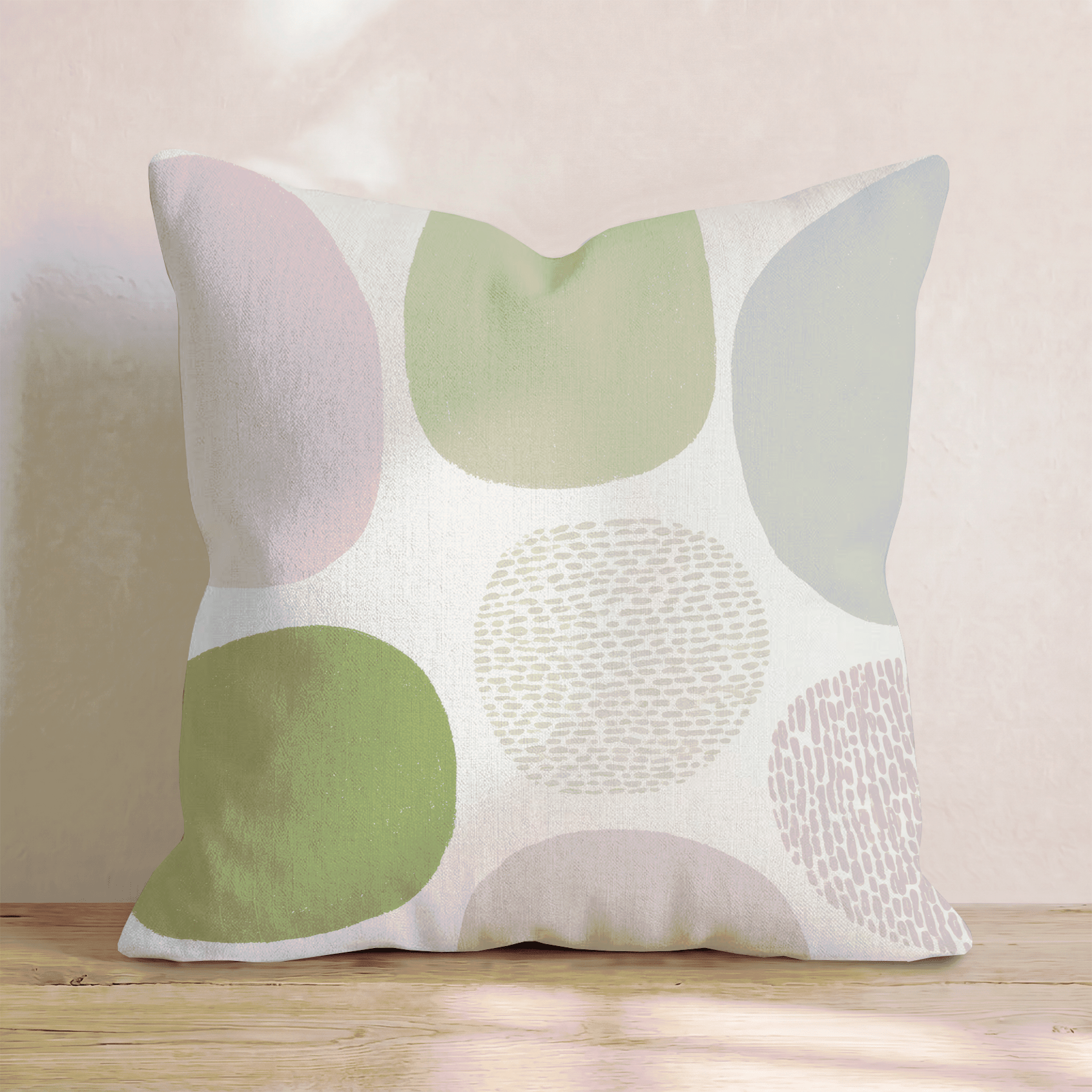 Soft Pebble Scatter Throw Pillow - Hillcroft Home