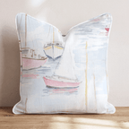 Soft Sail Day Throw Pillow - Hillcroft Home