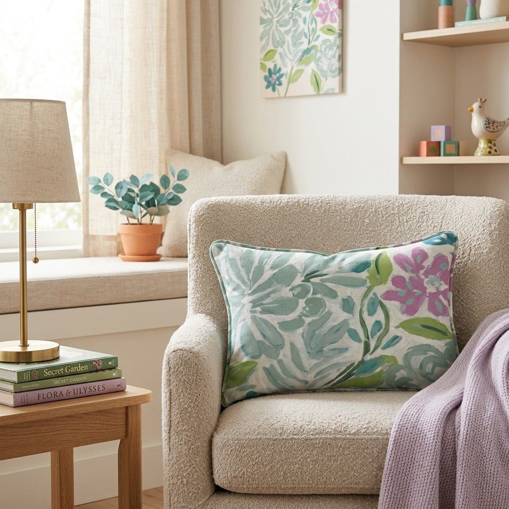 Soft Sketchbook Throw Pillow - Hillcroft Home