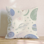 Solar System Throw Pillow - Hillcroft Home