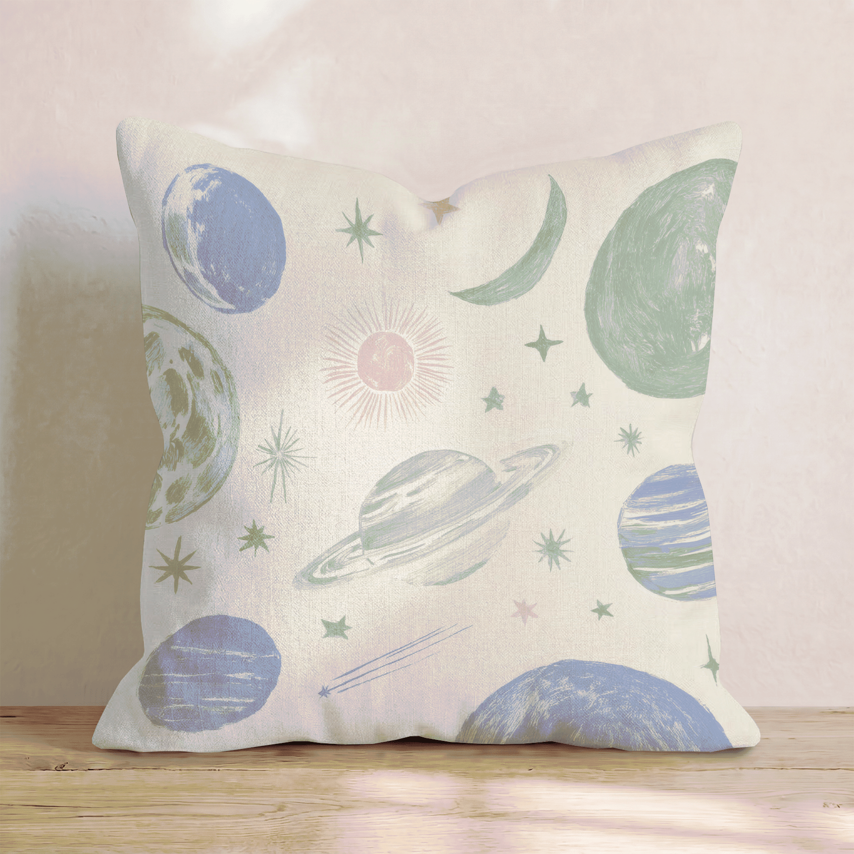 Solar System Throw Pillow - Hillcroft Home