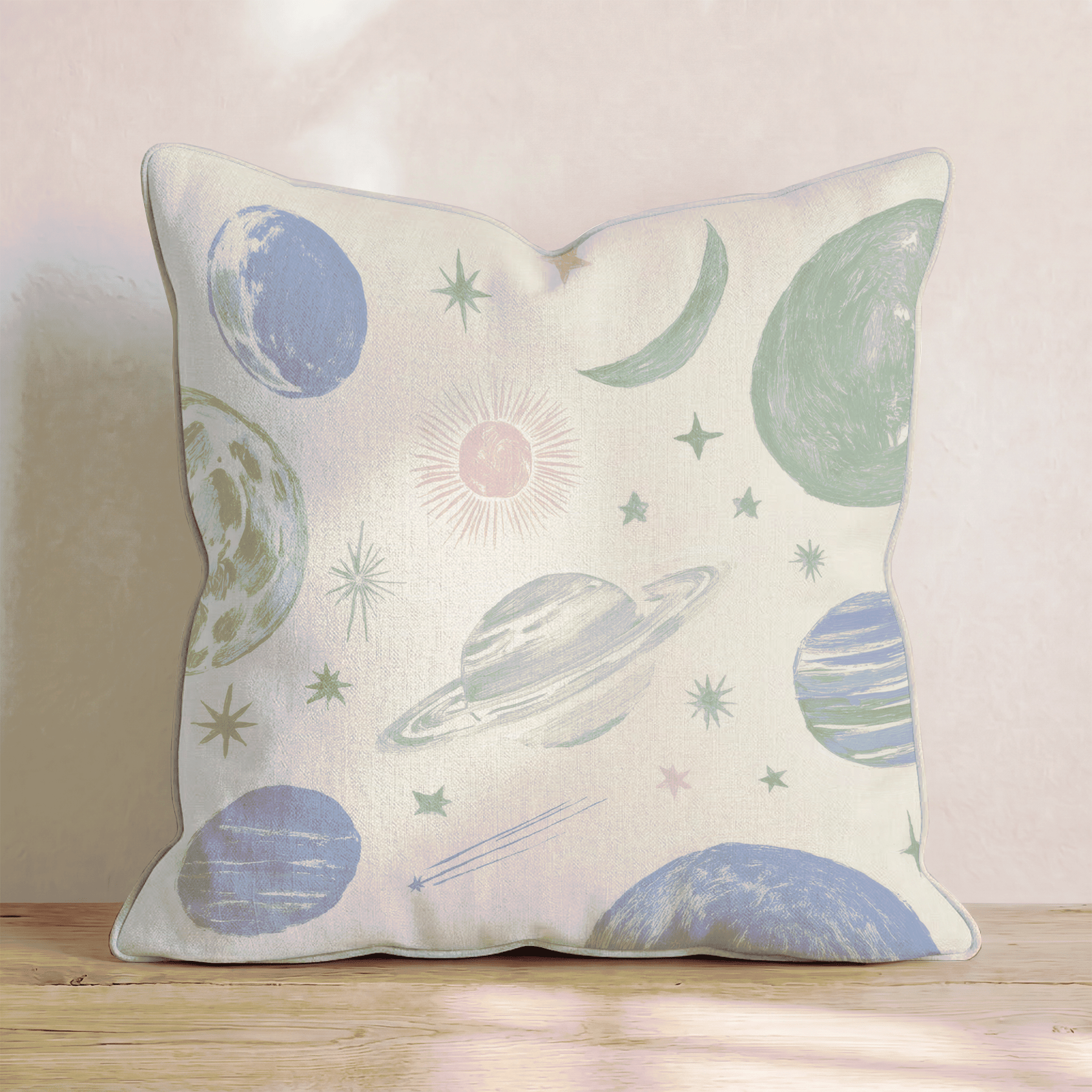 Solar System Throw Pillow - Hillcroft Home