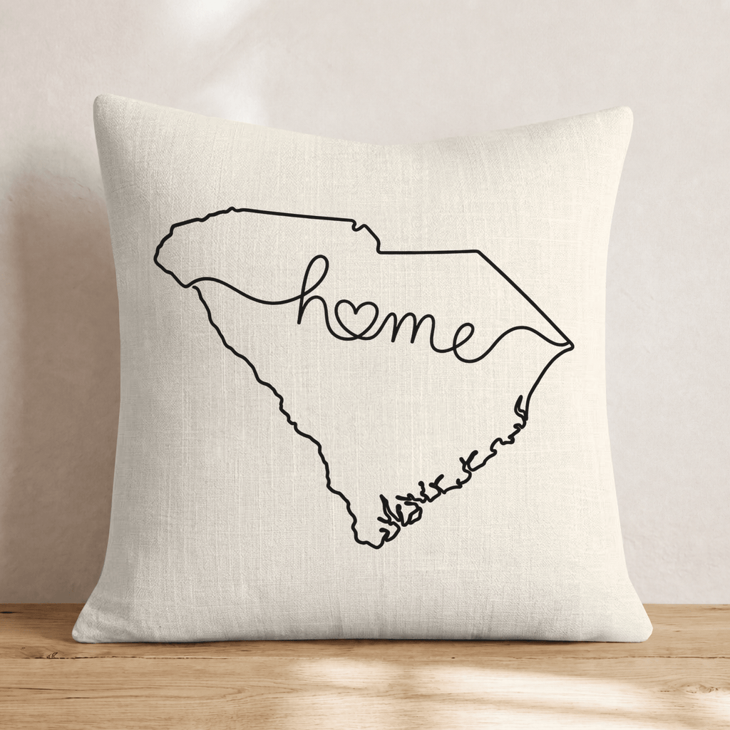 South Carolina Home Throw Pillow - Hillcroft Home