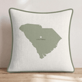 South Carolina State Capital Throw Pillow - Hillcroft Home