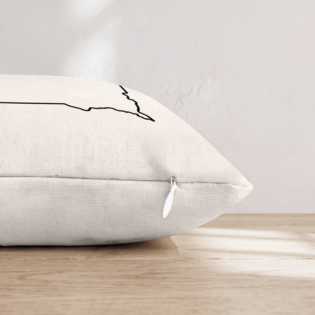 South Dakota Home Throw Pillow - Hillcroft Home