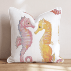 Sparkles Seahorse Throw Pillow - Hillcroft Home