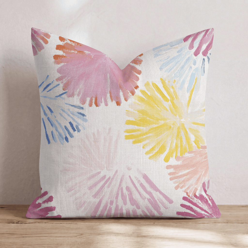 Sparkling Poms Throw Pillow - Hillcroft Home