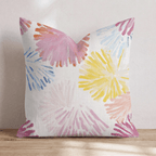 Sparkling Poms Throw Pillow - Hillcroft Home