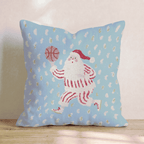 Speckled Christmas Hoops Throw Pillow - Hillcroft Home