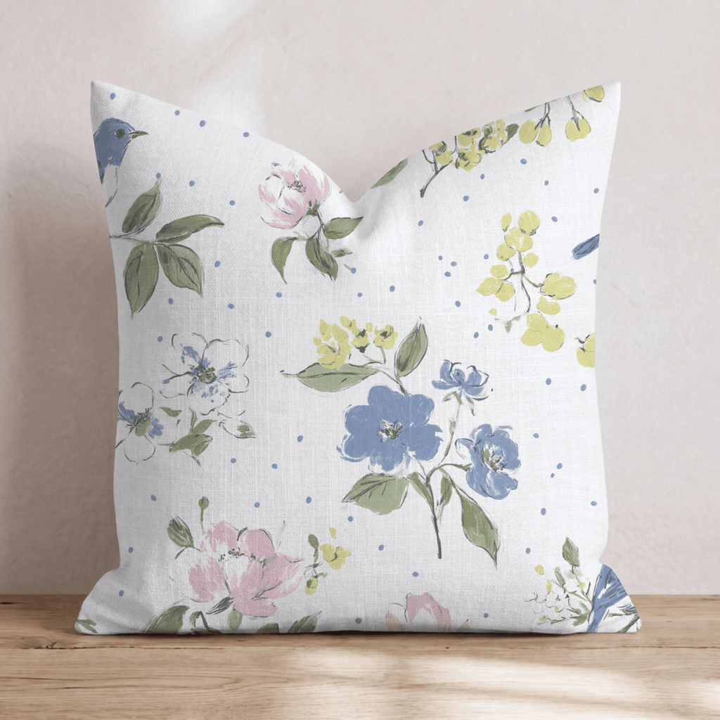Speckled Spring Throw Pillow - Hillcroft Home