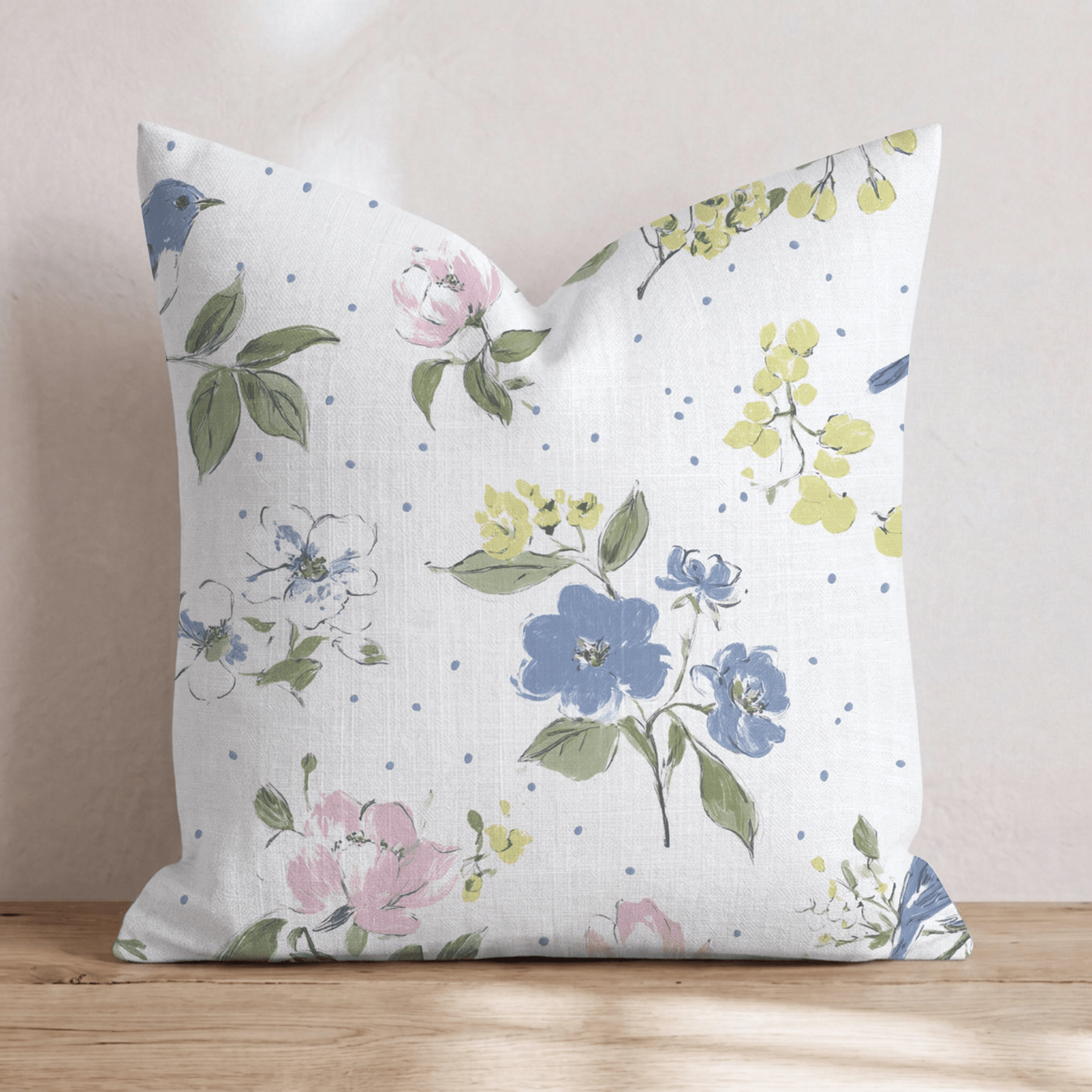 Speckled Spring Throw Pillow - Hillcroft Home
