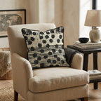 Speckled Stripes Throw Pillow - Hillcroft Home