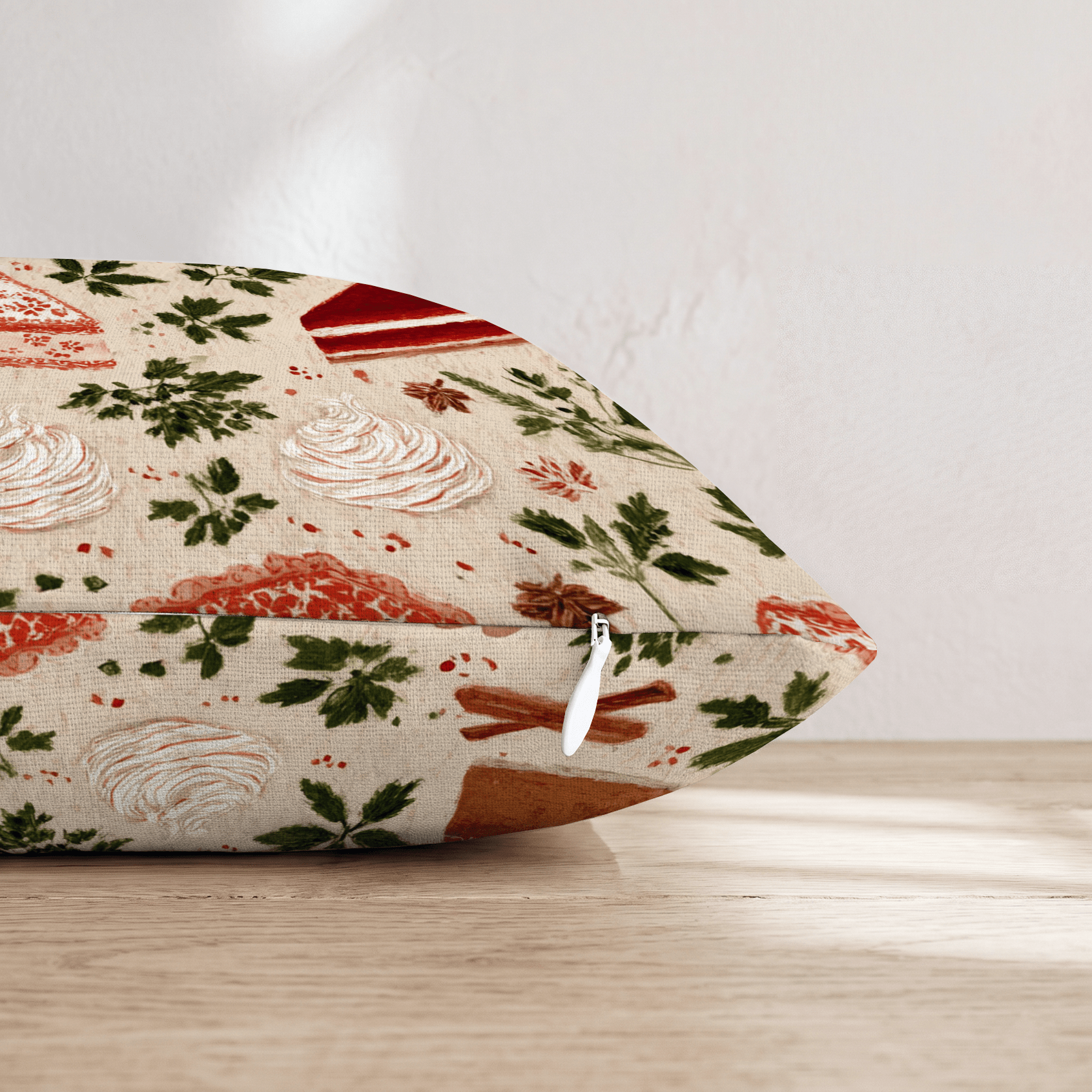 Spiced Pie Slices Throw Pillow - Hillcroft Home