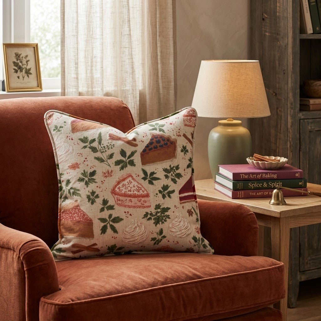 Spiced Pie Slices Throw Pillow - Hillcroft Home