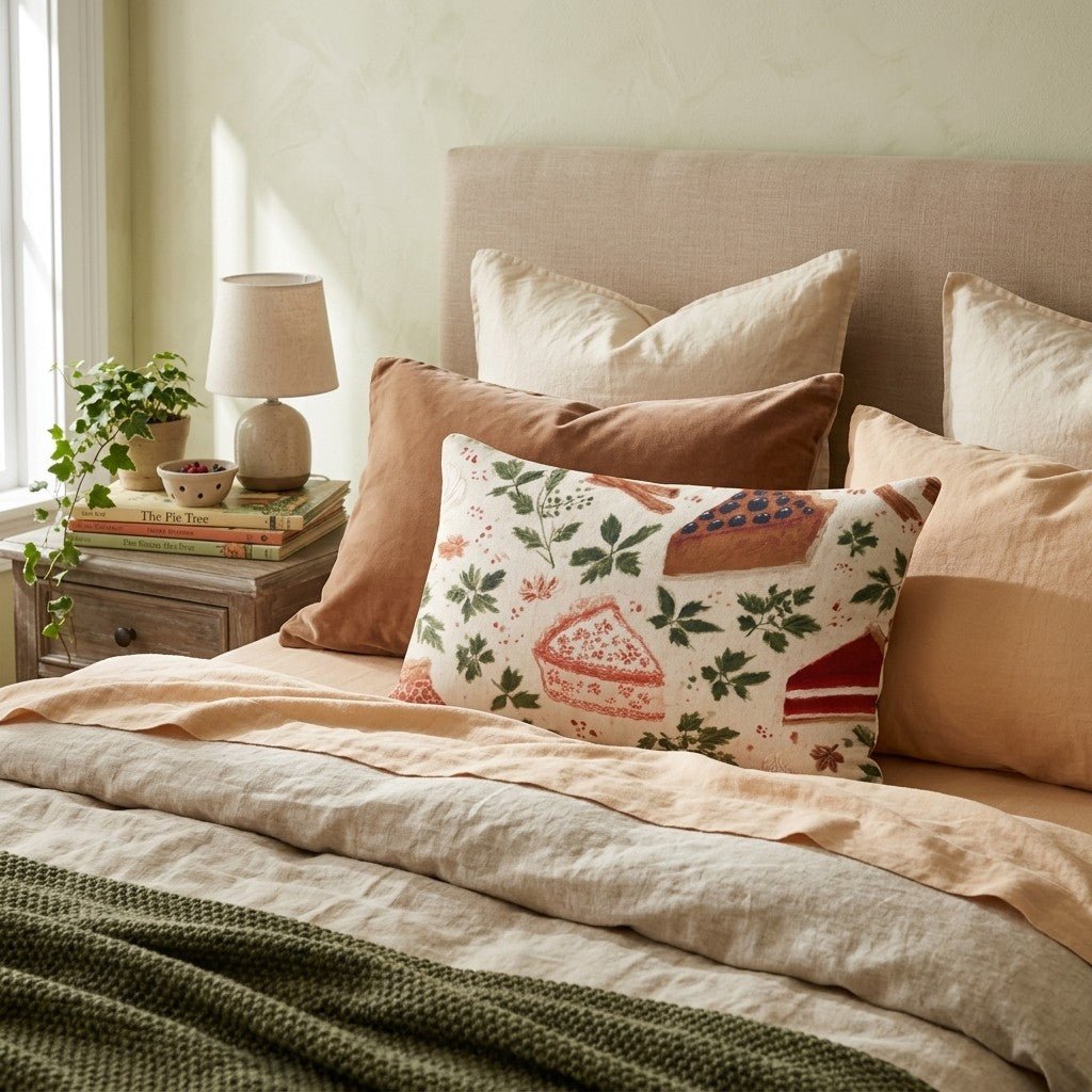 Spiced Pie Slices Throw Pillow - Hillcroft Home