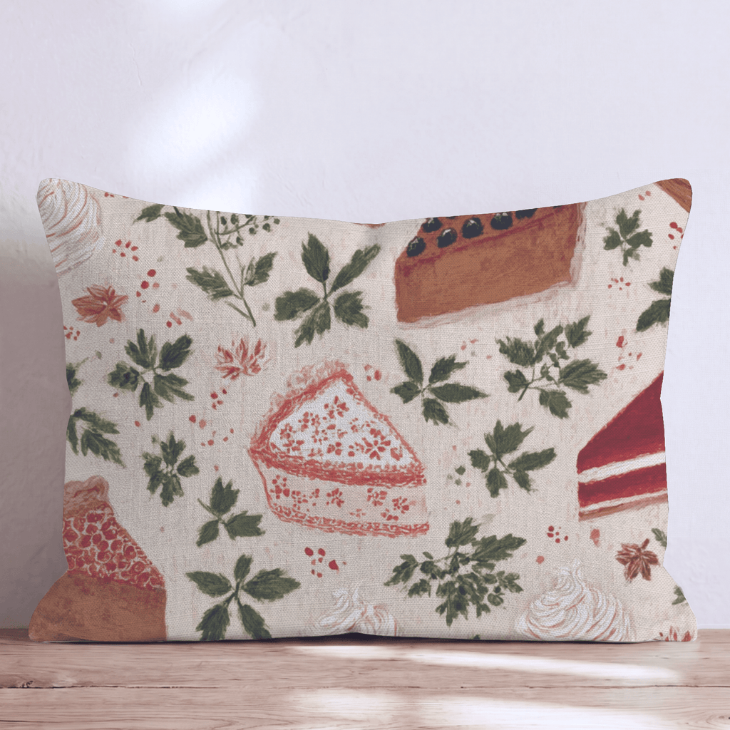 Spiced Pie Slices Throw Pillow - Hillcroft Home