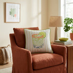 Spicy Marg Stripes Throw Pillow - Hillcroft Home