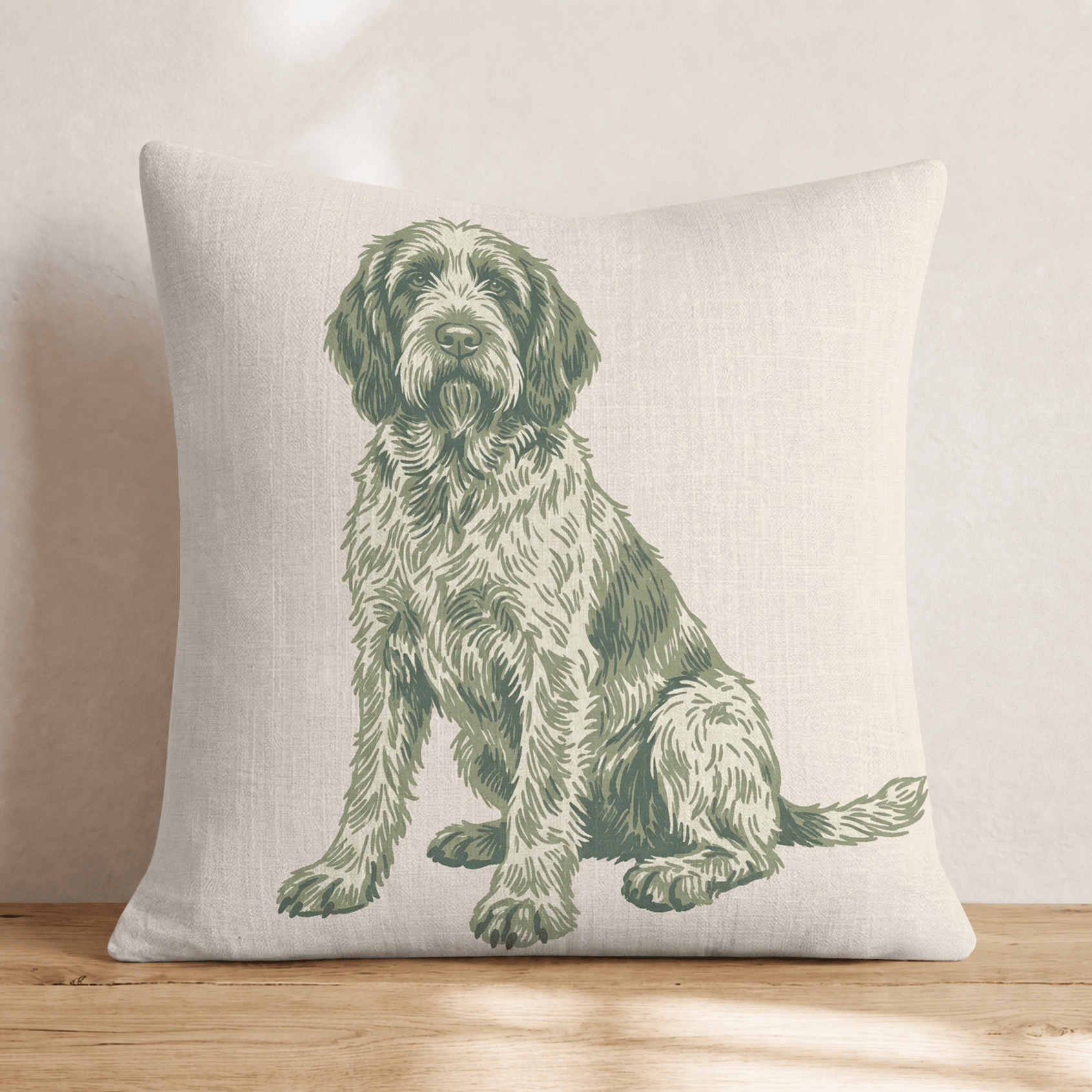 Spinone Italiano Throw Pillow - Hillcroft Home