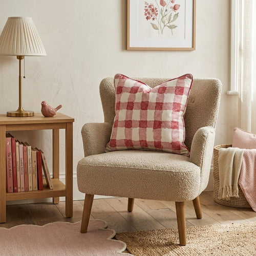 Splash Red Throw Pillow - Hillcroft Home