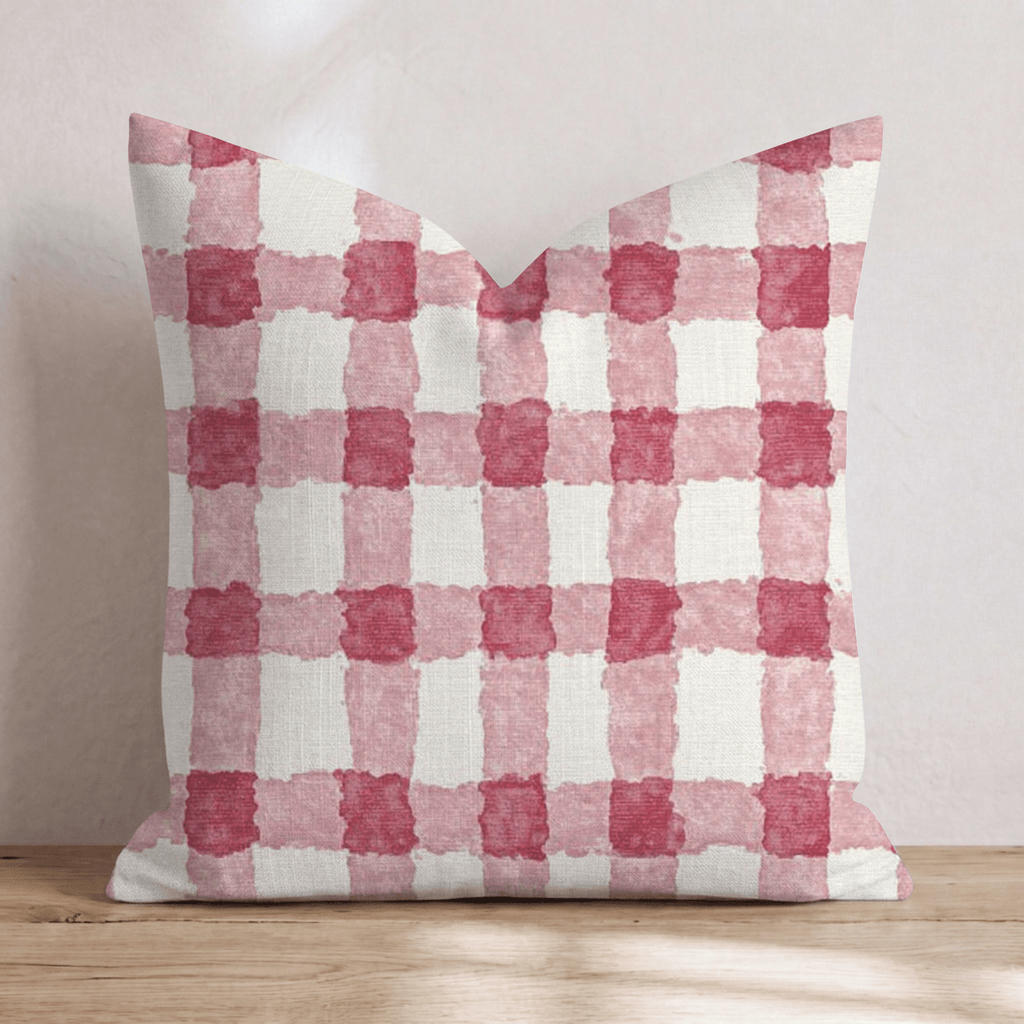Splash Red Throw Pillow - Hillcroft Home
