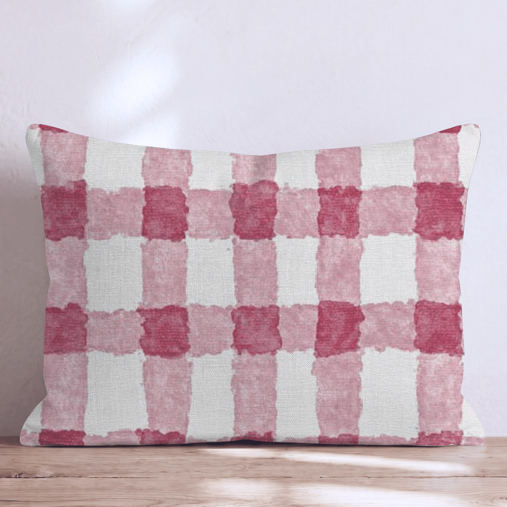 Splash Red Throw Pillow - Hillcroft Home