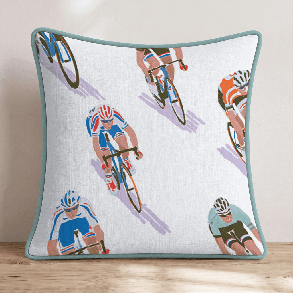 Spoke Society Throw Pillow - Hillcroft Home
