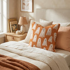 Spooky Ghost Toss Throw Pillow - Hillcroft Home